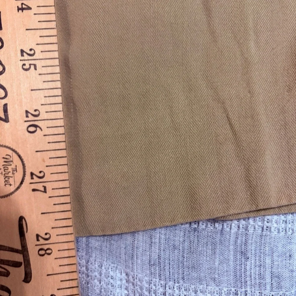 Tommy Bahama Flat Front Chino Pants Silk Blend Relaxed Mens 38x29 Tan Pre-owned